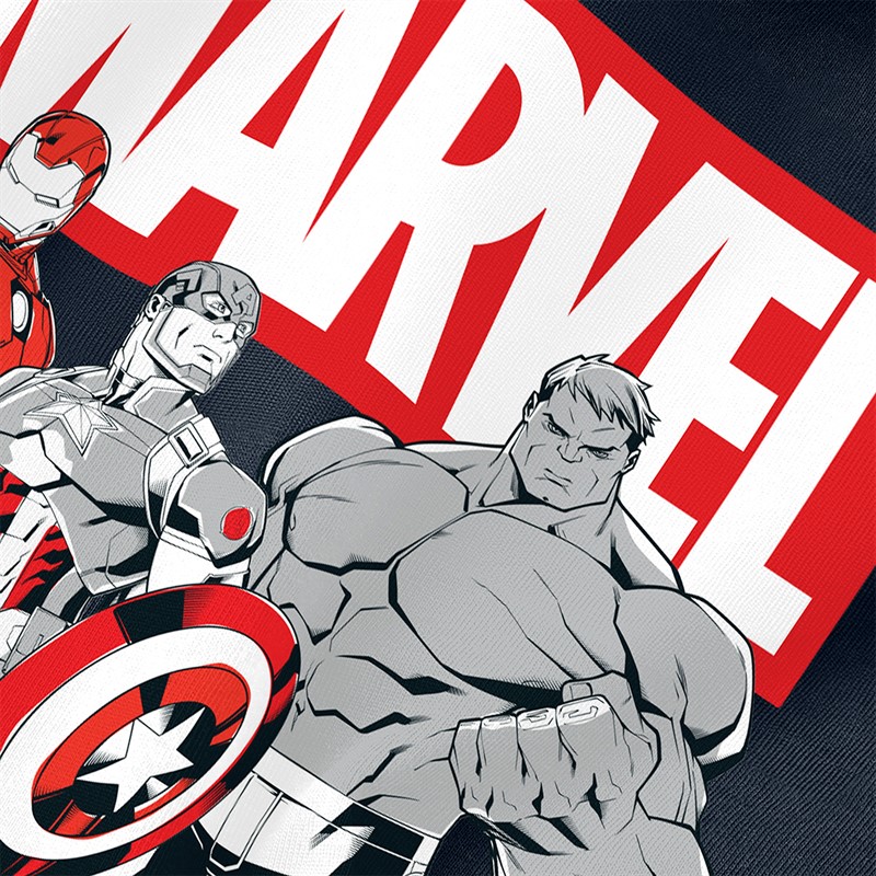 Marvel Boys Vodis Long Sleeve T-Shirt Navy Blazer