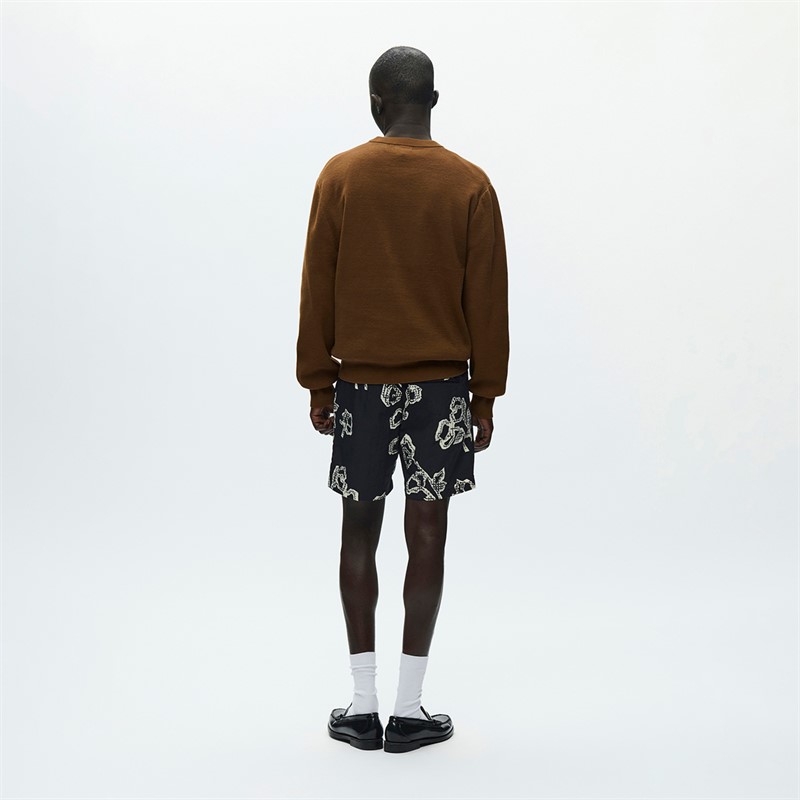Wood Wood Herre Curt Rund hals Sweater Desert Palm