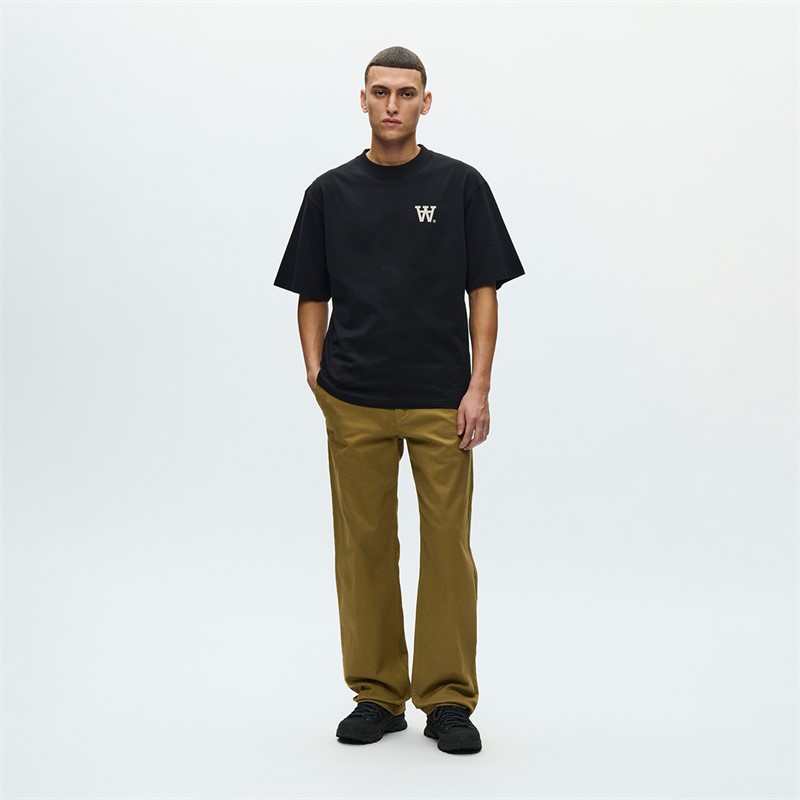 Wood Wood Herre Liam T-shirt Sort