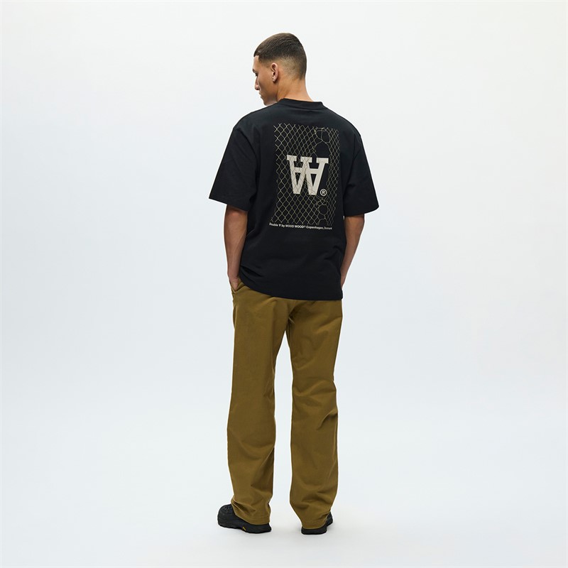 Wood Wood Herre Liam T-shirt Sort