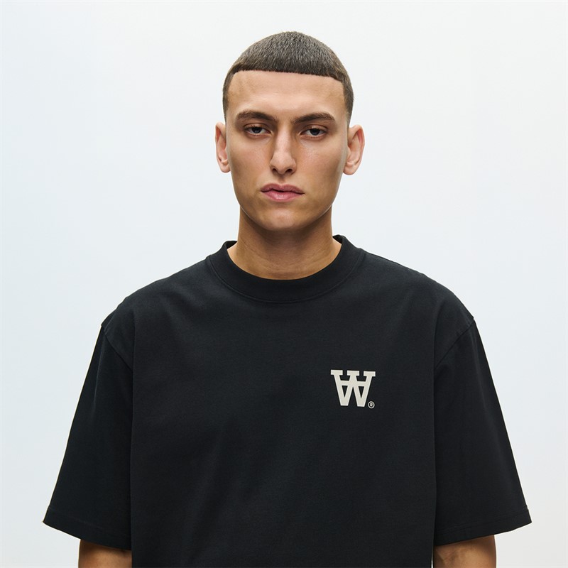 Wood Wood Herre Liam T-shirt Sort