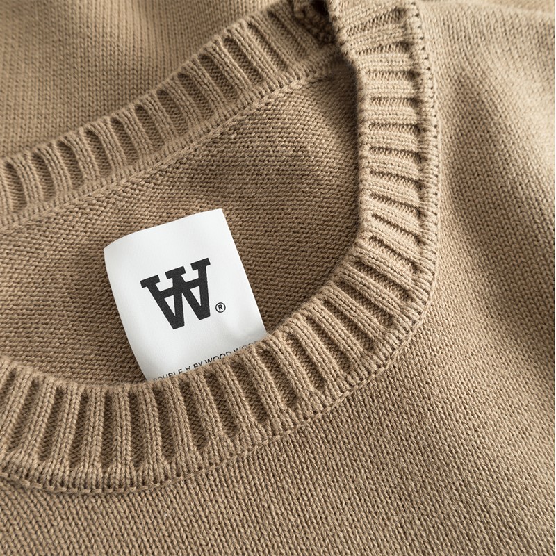 Wood Wood Herre Tay Strikket Sweater Ermine