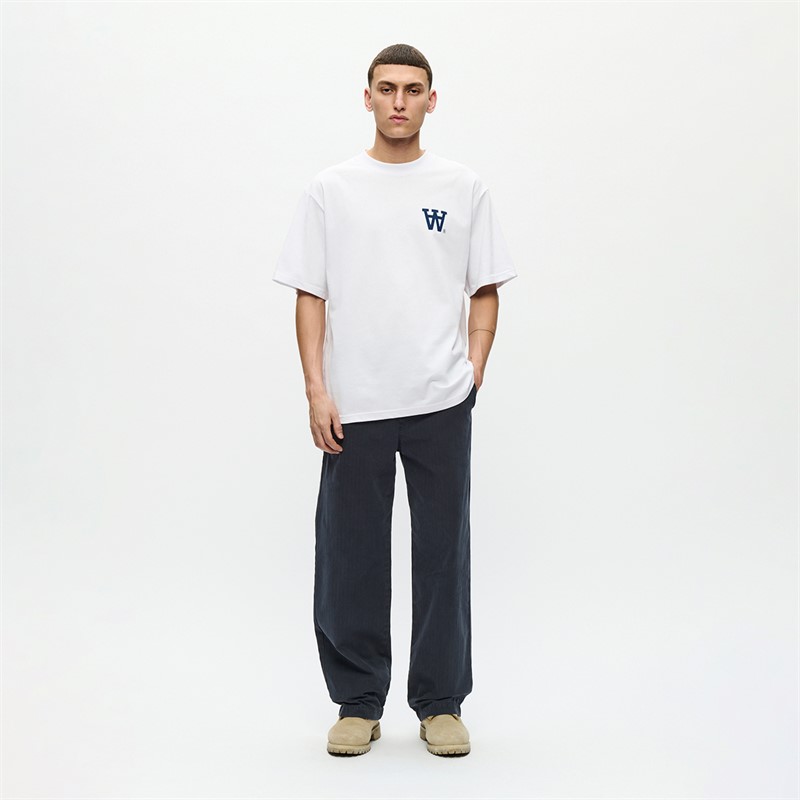 Wood Wood Herre Liam T-shirt Bright White Np