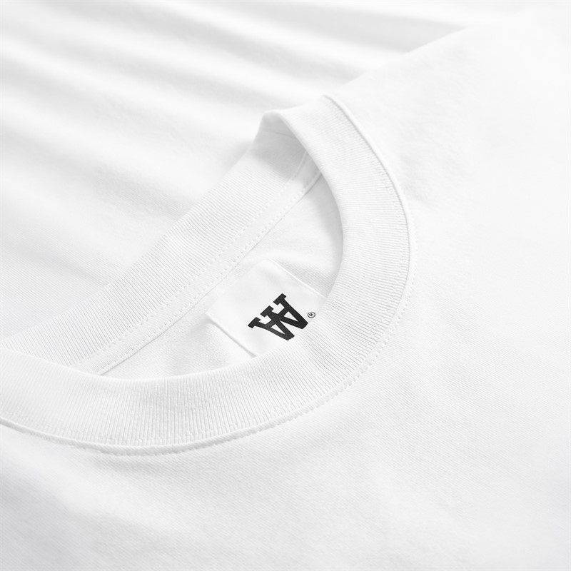 Wood Wood Herre Liam T-shirt Bright White Np