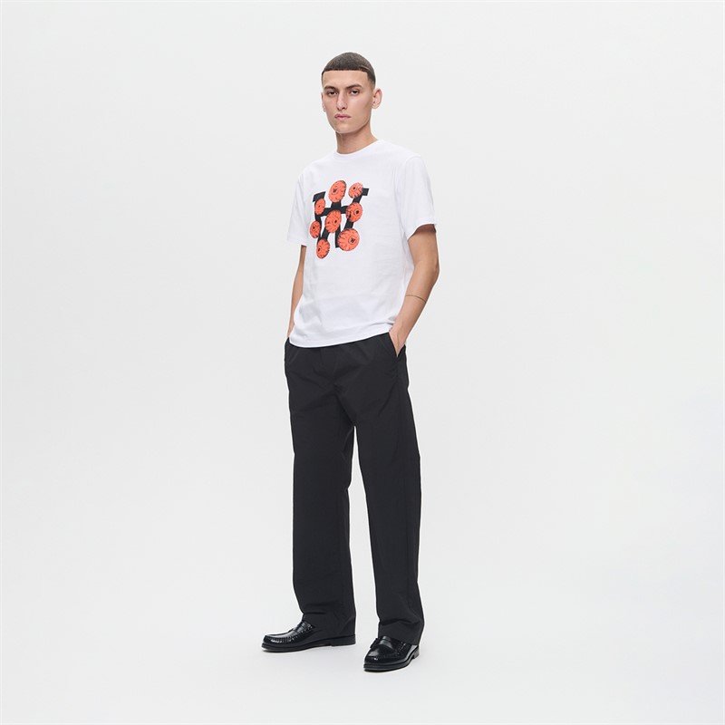 Wood Wood Herre Ace Eyes T-shirt Hvid