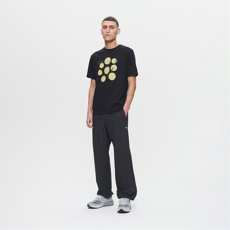 Wood Wood Herre Ace Eyes T-shirt Sort