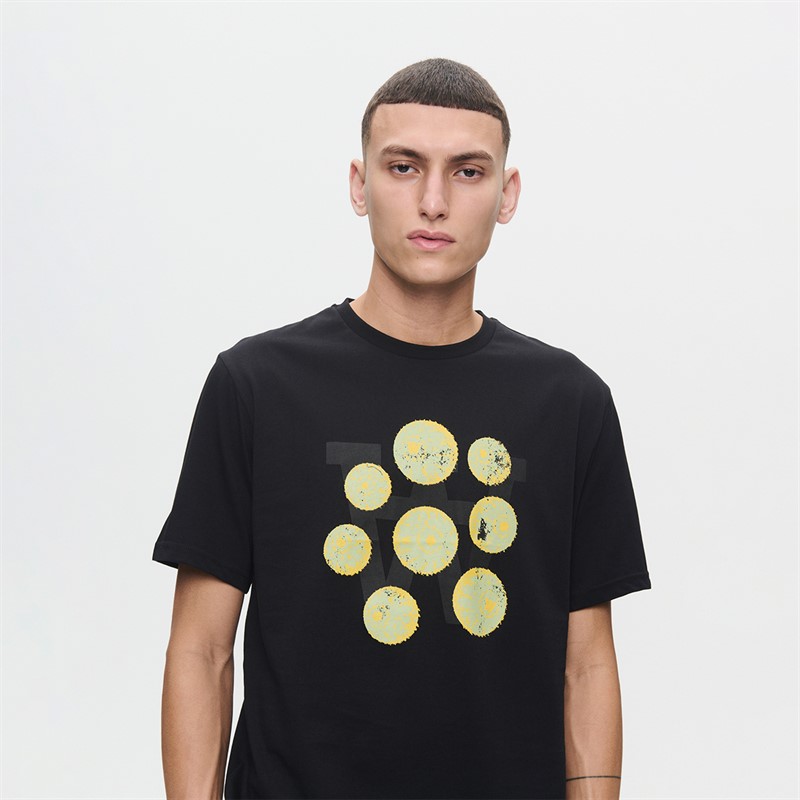 Wood Wood Herre Ace Eyes T-shirt Sort