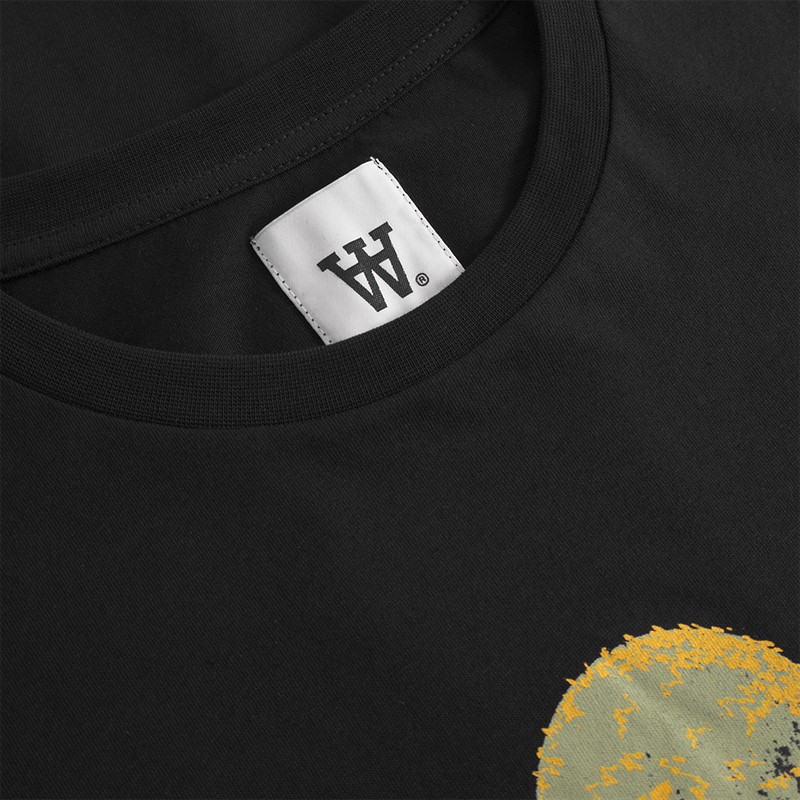 Wood Wood Herre Ace Eyes T-shirt Sort