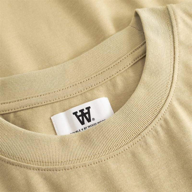 Wood Wood Herren Liam T Shirt Pale Olive Green