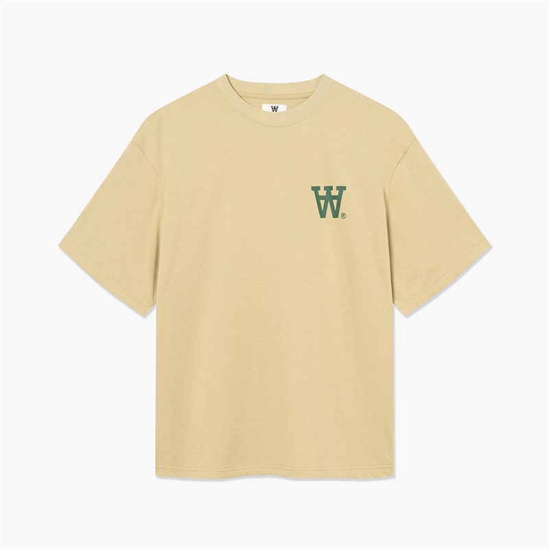 Wood Wood Herren Liam T Shirt Pale Olive Green