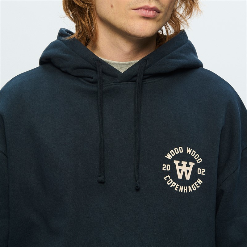 Wood Wood Herren Cass Hoodie Outer Space