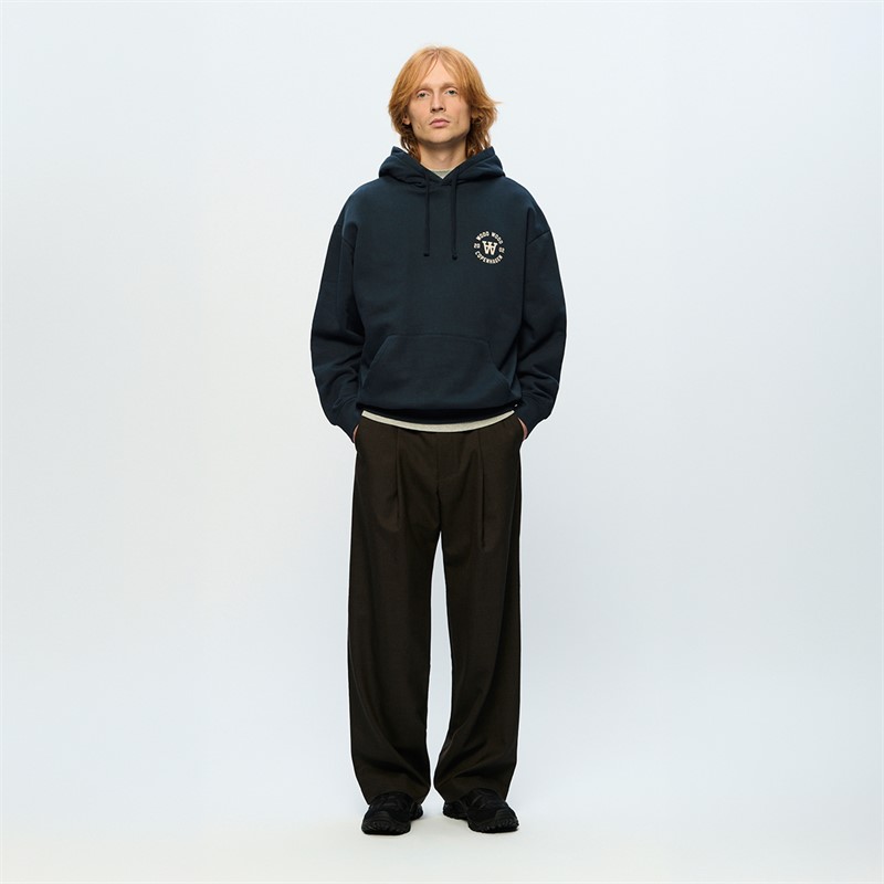 Wood Wood Herren Cass Hoodie Outer Space