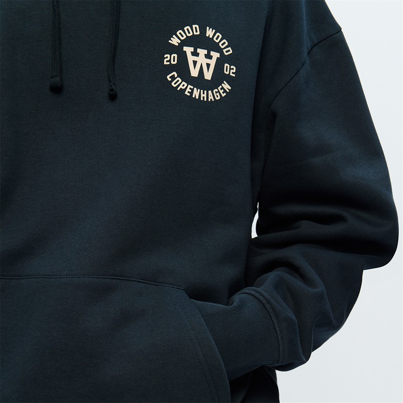 Wood Wood Herren Cass Hoodie Outer Space