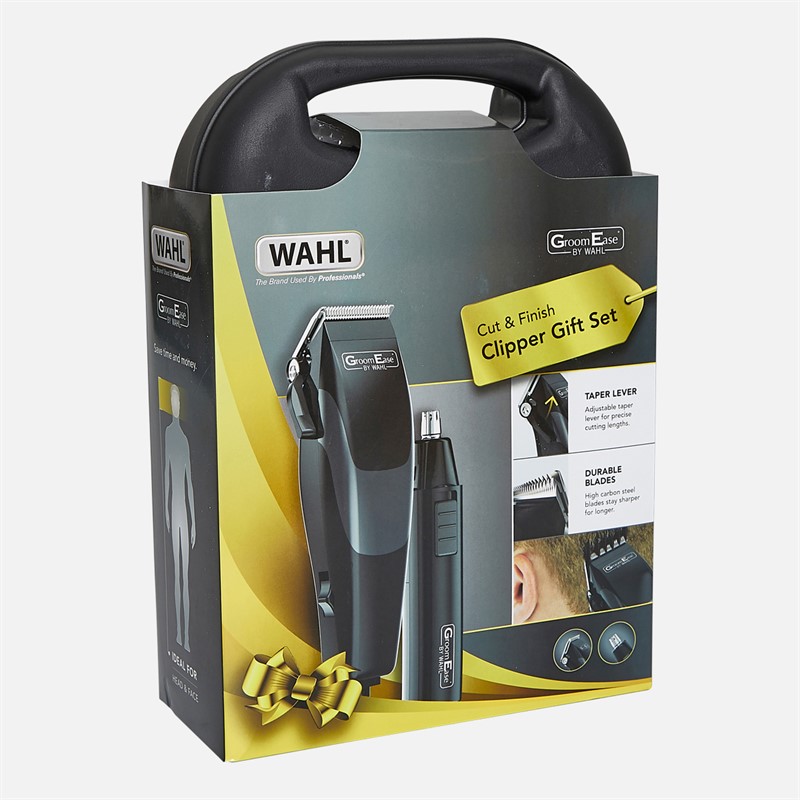 WAHL Mens GroomEase Mains Clipper And Trimmer Gift Set Multi - Size OS