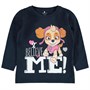 PAW Patrol Girls NMF Lani Long Sleeve Top Dark Sapphire