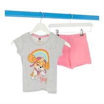 PAW Patrol Piger Top og Shorts Sæt Grå/Pink