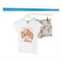 PAW Patrol Ensemble Haut et Short Fille Blanc/Gris