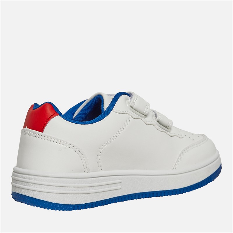 PAW Patrol Kids Multi Character Trainers White/Red/Blue