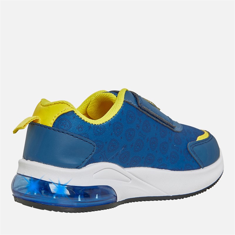 PAW Patrol Boys Chase Light Up Trainers Blue/Yellow
