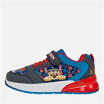 PAW Patrol Kids Star Light Up Trainers Navy/Red