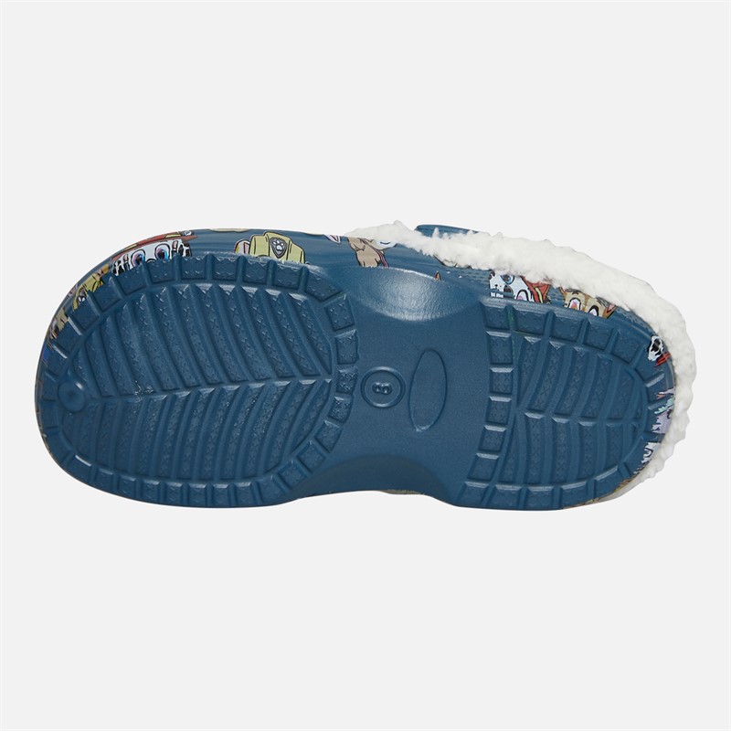 PAW Patrol Infant Boys Wes Fur Lined Clogs Navy/Multi