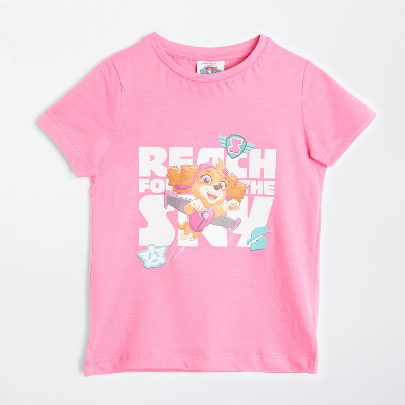PAW Patrol Girls Five Pack T-Shirts Multi