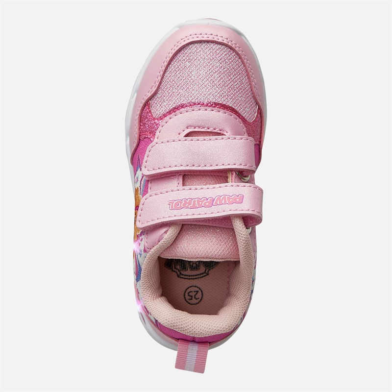 PAW Patrol Infant Girls Light Up Trainers Pink