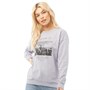 Weekend Vibes Womens Bright Lights Sweatshirt Aleutian Blue