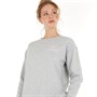 Weekend Vibes Womens Candy Sweatshirt Light Grey Marl