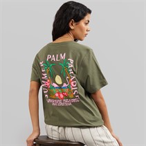 Weekend Vibes Womens Manus T-Shirt Thyme Green
