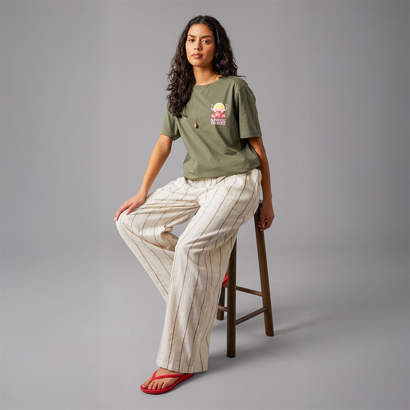 Weekend Vibes Womens Manus T-Shirt Thyme Green