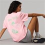 Weekend Vibes Womens Matcha T-Shirt Pink-A-Boo