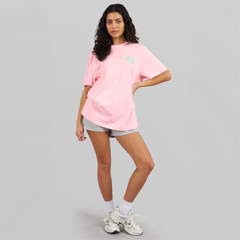 Weekend Vibes Womens Matcha T-Shirt Pink-A-Boo