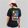 Weekend Vibes Womens Bloomer T-Shirt Jet Black
