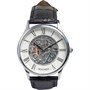 SEKONDA Heren Skeleton Effect Horloge Zwart