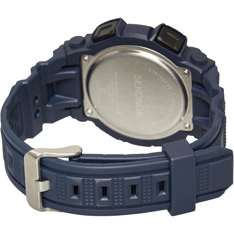 SEKONDA Herre Digital Sports Ure Marineblå