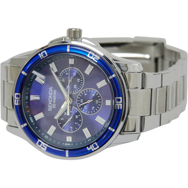 SEKONDA Mens Watch Silver