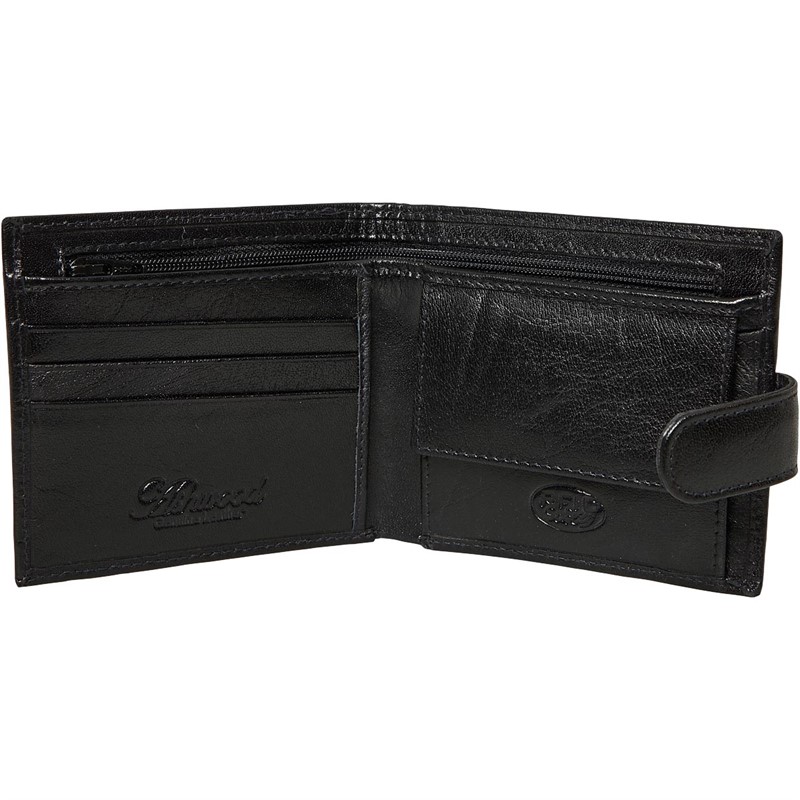 Buy Ashwood Mens Wallet And Keyring Set Black