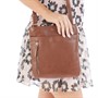 Ashwood Womens Crossbody Bag 2-Tone Tan Heritage