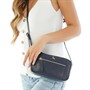 Ashwood Womens Cork Cross Body Bag Navy