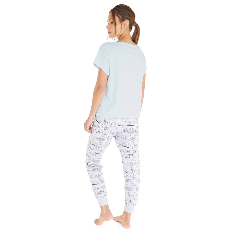 Friends Womens Titles Basic Pyjama Set Multi