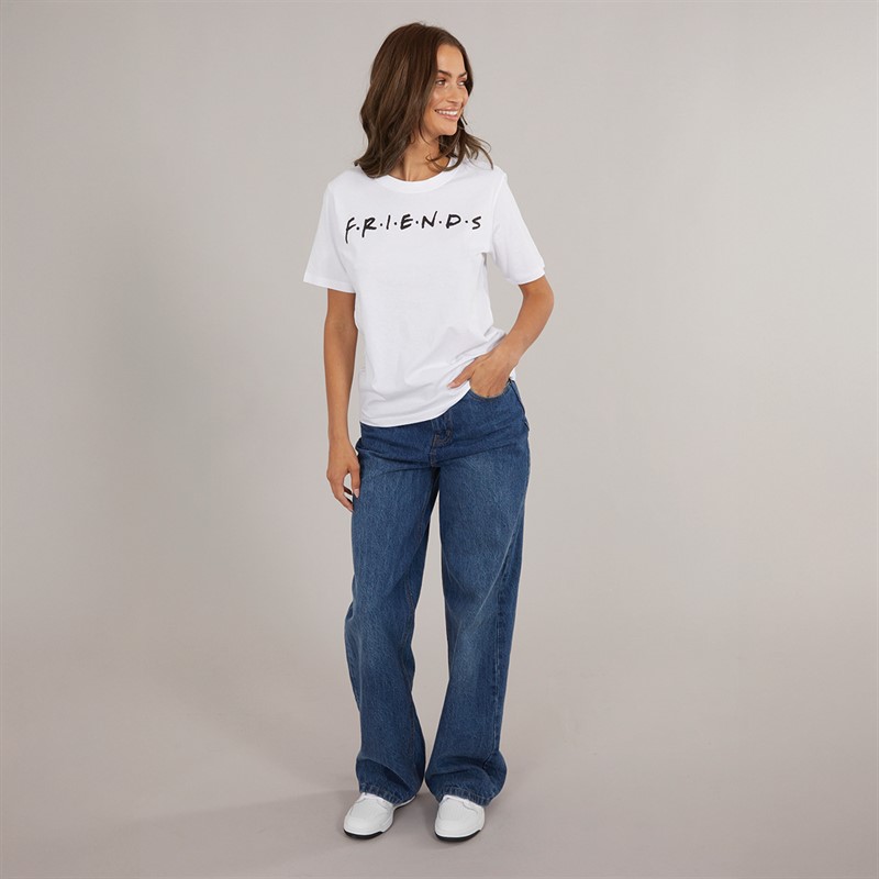 FRIENDS Womens T-Shirt Bright White
