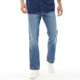 Wrangler Heren Bootcut Wijde Jeans Blauw