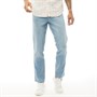 Wrangler Mens Greensboro Straight Fit Jeans Light Glory