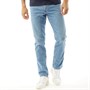 Wrangler Herren Greensboro Jeans mit geradem Bein Blau