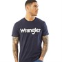Wrangler Herren Logo T-Shirts Navy