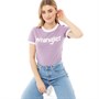 Wrangler Damen Ringer Freizeit Tops Lila