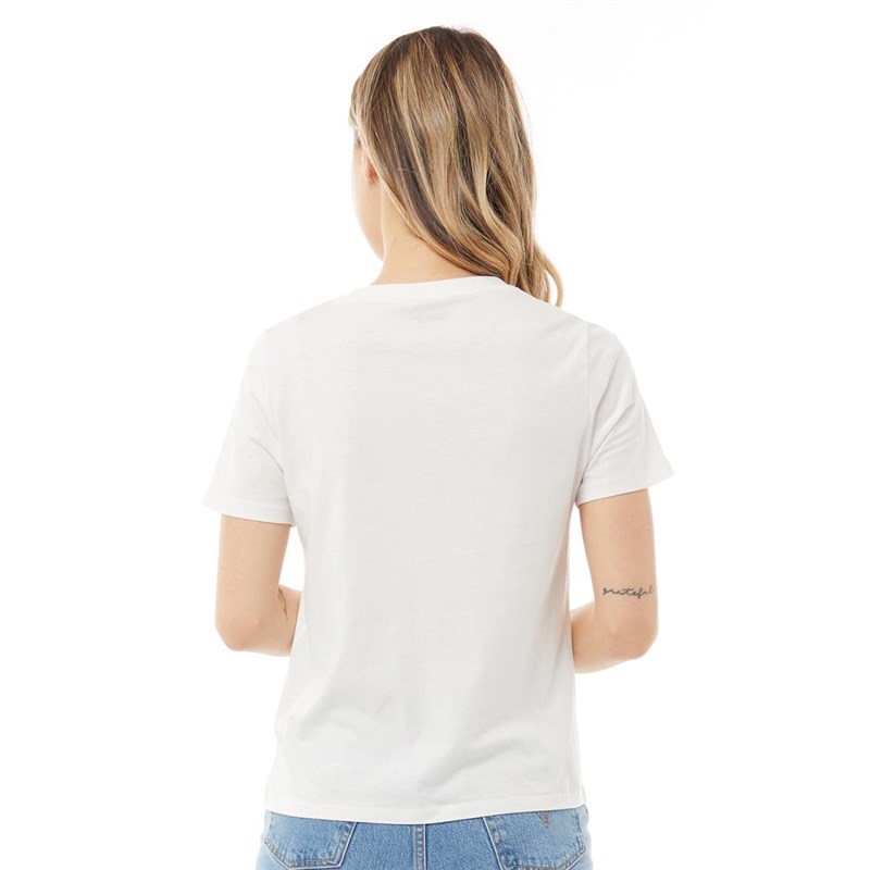 Wrangler Womens Graphic T-Shirt Off White