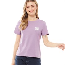 Wrangler Womens Graphic T-Shirt Orchid Mist