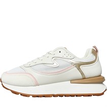 Wrangler Womens Amelia Trainers White/Rose
